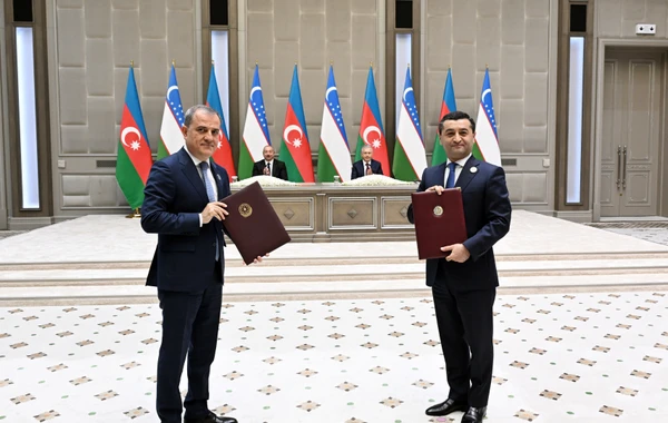 Azərbaycan-Özbəkistan sənədləri imzalanıb - YENİLƏNİB - FOTO