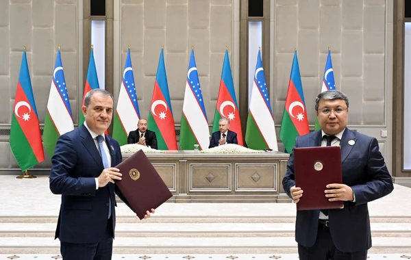 Azərbaycan-Özbəkistan sənədləri imzalanıb - YENİLƏNİB - FOTO