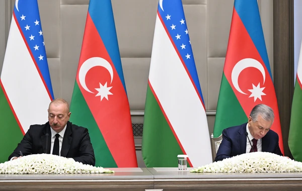Azərbaycan-Özbəkistan sənədləri imzalanıb - YENİLƏNİB - FOTO