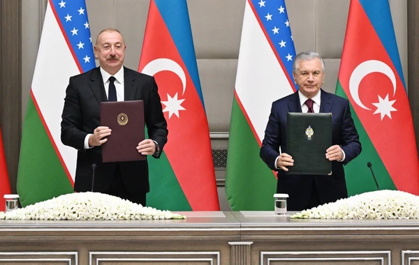 Azərbaycan-Özbəkistan sənədləri imzalanıb - YENİLƏNİB - FOTO