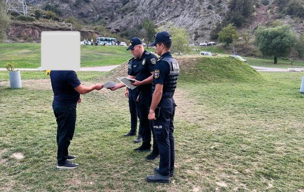 Polis işğaldan azad olunan bölgələrdə vətəndaşları CƏRİMƏLƏDİ - FOTO