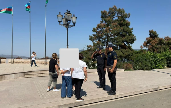 Polis işğaldan azad olunan bölgələrdə vətəndaşları CƏRİMƏLƏDİ - FOTO