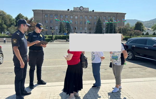 Polis işğaldan azad olunan bölgələrdə vətəndaşları CƏRİMƏLƏDİ - FOTO