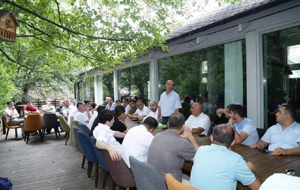Qubalı ziyalılar və iş adamlarının görüşü keçirilib - FOTO