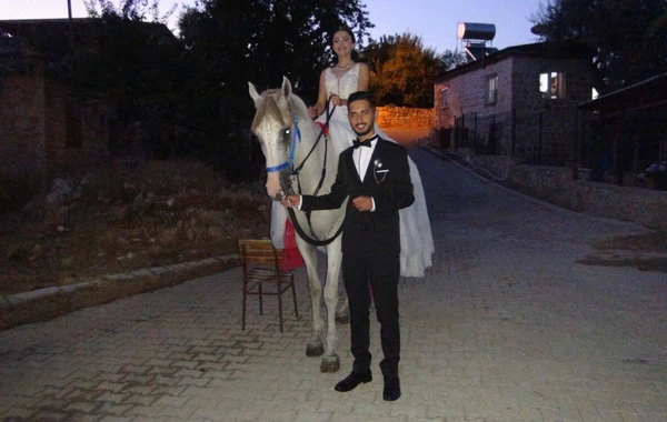 Atasının vəsiyyətini yerinə yetirdi: Toyda gəlini görənlər ŞOKA DÜŞDÜ - FOTO