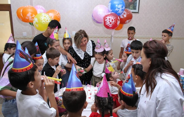 Heydər Əliyev Fondu Gəncə şəhərində uşaqlar üçün tədbir təşkil edib - FOTO