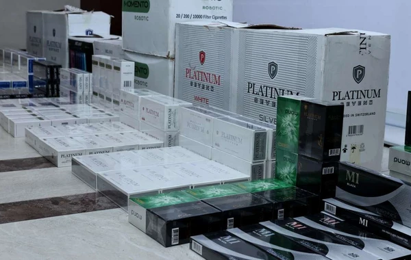 DGK Bakıda külli miqdarda aksizsiz siqaret aşkar edib - FOTO