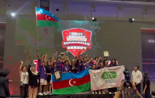 Azərbaycan millisi beynəlxalq Technoxian-2024” robot yarışında dünya çempionu olub - VİDEO