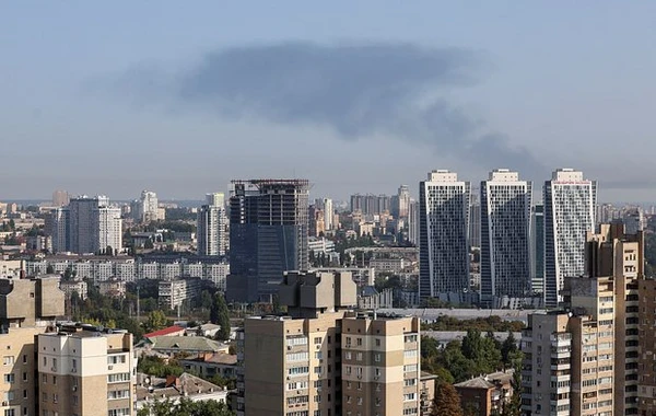 Rusiya PUA-ları Kiyevə hücum edib - VİDEO