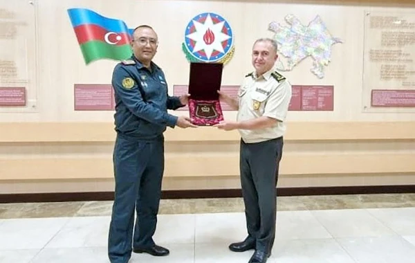 Azərbaycan və Qazaxıstanın hərbi hüquqşünaslarının görüşü keçirilib - FOTO