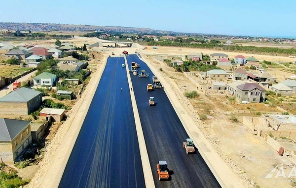 Pirşağı–Novxanı–Xırdalan–M4 avtomobil yolunun tikintisi layihəsinin 51 %-i icra edilib