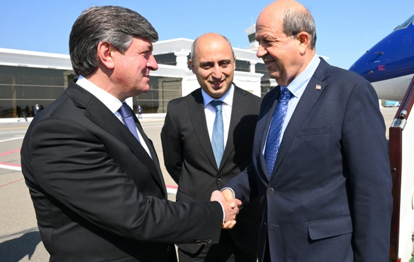 Şimali Kipr Türk Cümhuriyyətinin Prezidenti Azərbaycana səfərə gəlib