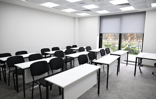 Prezident İlham Əliyev Milli Aviasiya Akademiyasında Beynəlxalq Təlim Mərkəzinin açılışında iştirak edib