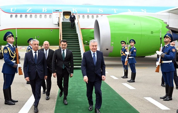 Şavkat Mirziyoyev Füzuli rayonuna səfərə gəlib