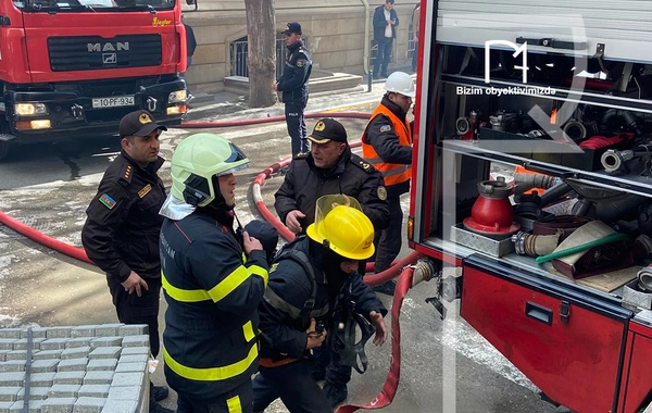 "Torqovı"da GÜCLÜ YANĞIN nəzarət altına alınıb, xəsarət alan var