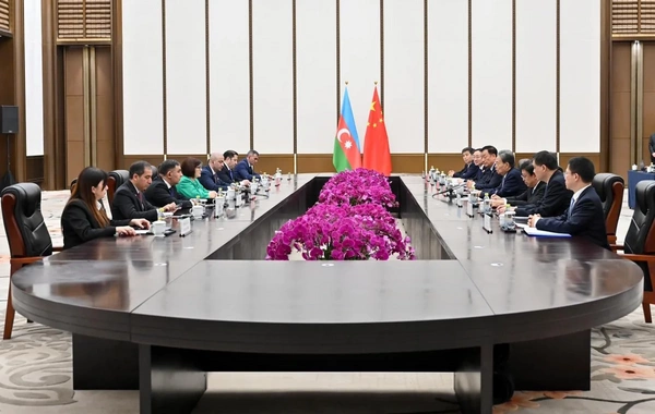 Sahibə Qafarova çinli parlamentari ilə ikitərəfli əlaqələri müzakirə edib