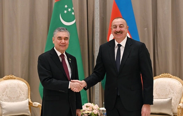 Qurbanqulu Berdiməhəmmədov İlham Əliyevi təbrik edib