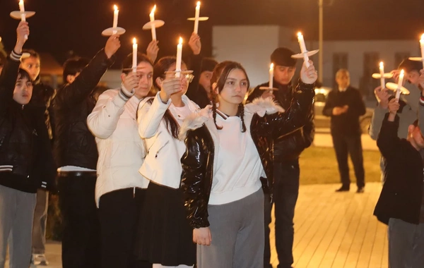 Xocalıda soyqırım qurbanlarının xatirəsinə flaşmob keçirilib