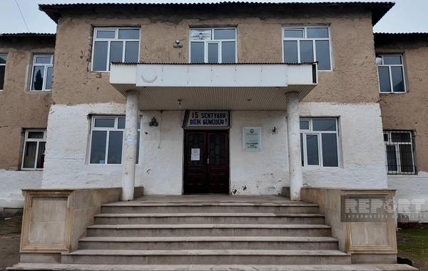 Salyanda iki kəndin məktəbi qəzalı vəziyyətə düşüb, yeni binanın inşasına qərar verilib