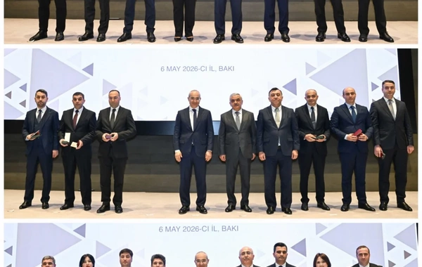 İqtisadiyyat Nazirliyinin əməkdaşlarına medallar təqdim edilib