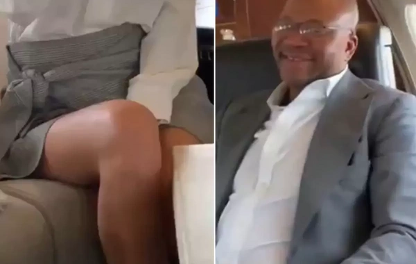 Epşteynin özəl təyyarəsində çəkilmiş YENİ görüntülər yayıldı