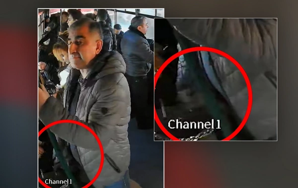 Bakıda avtobusda cibgirlik - ANBAAN VİDEO