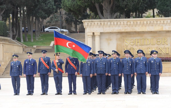 A military march has begun in Baku in honor of Victory Day
