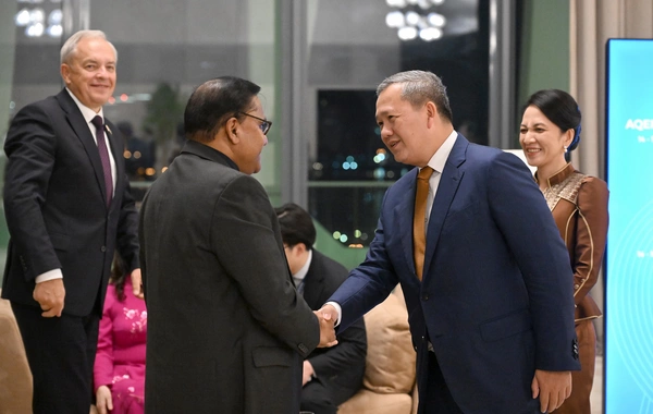 Prezident İlham Əliyevin adından AQEM-in 7-ci Zirvə Görüşünün iştirakçılarının şərəfinə şam yeməyi verilib