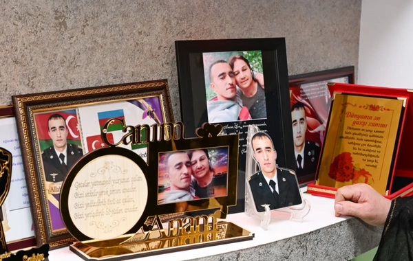 Leyla Əliyeva Vətən Müharibəsi Qəhrəmanı Şahin Allahyarovun ailəsini ziyarət edib