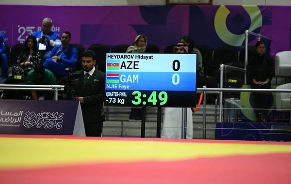Hidayət Heydərov VI İslam Həmrəyliyi oyunlarında yarımfinala yüksəlib