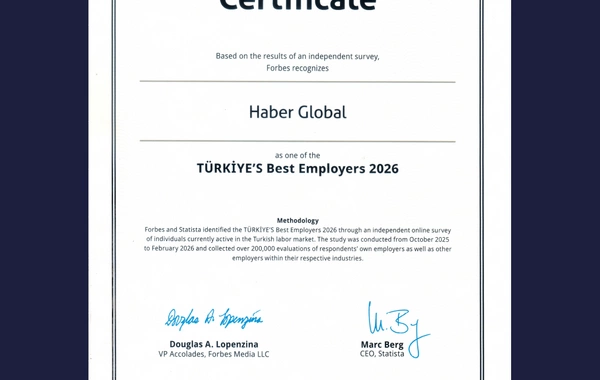 Haber Global "Türkiyənin Ən Yaxşı İşəgötürənləri 2026" siyahısında yer alıb