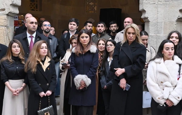 Buxara karvansarasının əsaslı bərpa və konservasiya işlərindən sonra açılışı olub