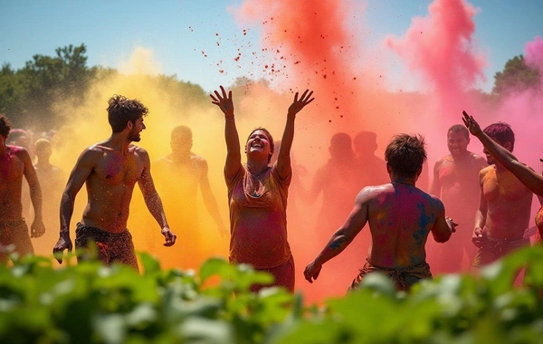 Dünyanın ən qəribə yay festivalları - Su döyüşlərindən boya yağışına qədər