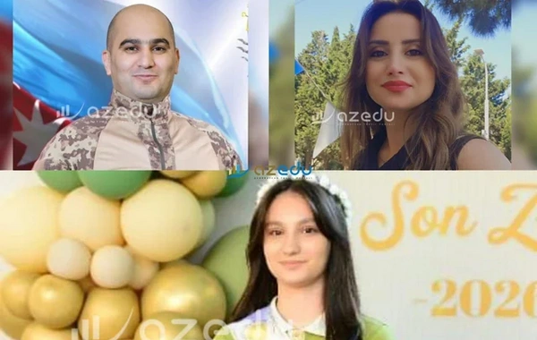 Şəhidin həyat yoldaşı da tələbə olub, qızı da - FOTO