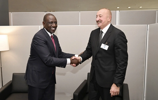 The President of Azerbaijan met with his Kenyan counterpart at the UN headquarters in New York