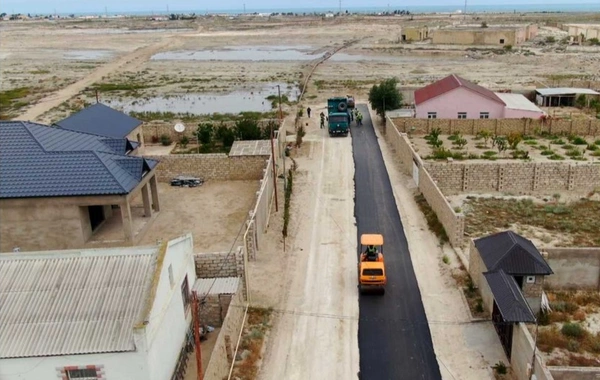 Pirallahıda 3 küçədə təmir işləri aparılır