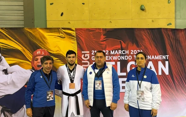 Gənc taekvondoçumuz Belçikada qızıl medal qazandı