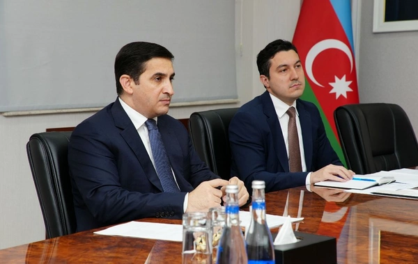 Fərid Əhmədov "Yüksəliş" müsabiqəsinin qalibləri ilə görüşüb