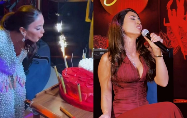 Pərvin Abıyeva ad günündə mahnı oxudu, DJ-lik etdi