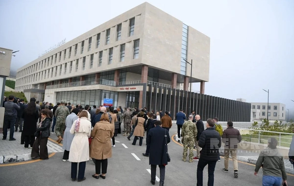 Diplomatik korpusun nümayəndələri Şuşada sağlamlıq mərkəzinin işi ilə tanış olub