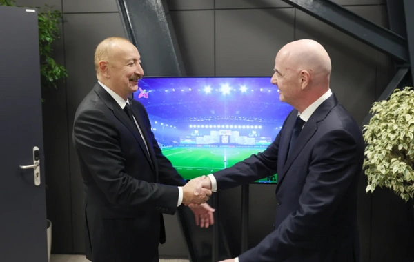 İnfantino FIFA U-15-in təşkilinə görə Prezident İlham Əliyevə təşəkkür edib
