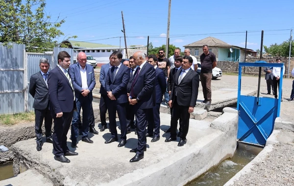 Ağstafanın Köçvəlili kəndi fasiləsiz içməli su ilə təmin edilib