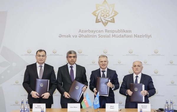 Azərbaycanla BƏT arasında 2025-2029-cu illər üçün  Layiqli Əmək üzrə Ölkə Proqramı imzalanıb