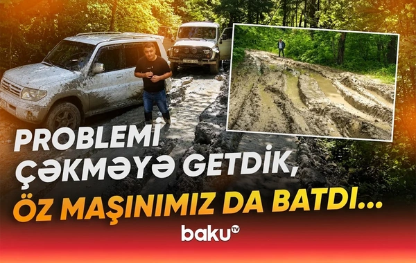 Əhalinin gününü qaraldan yol problemi: Heç vertolyot da bura enə bilməz