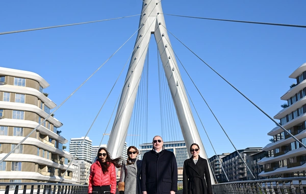 Prezident İlham Əliyev "Bakı Ağ Şəhər"də olub