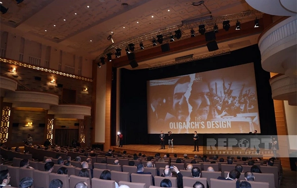 AnewZ TV-nin hazırladığı The oligarch's design sənədli filminin rəsmi nümayişi olub