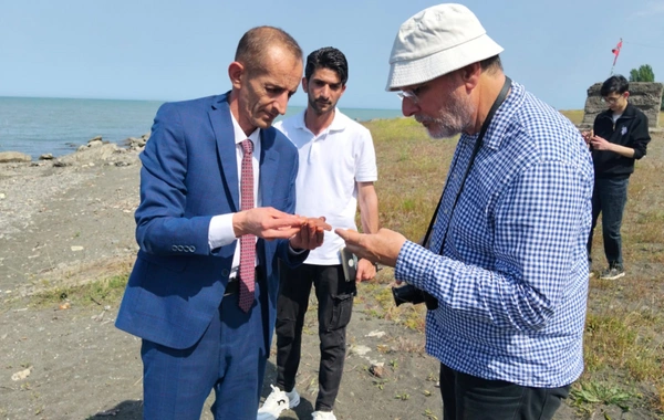 Xəzərin Lənkəran sahillərində Orta əsrlərə aid yaşayış məskəninin izlərinə rast gəlinib