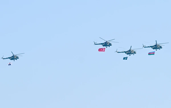 Vətən müharibəsində Qələbənin beşinci ildönümünə həsr olunmuş Hərbi parad keçirilib