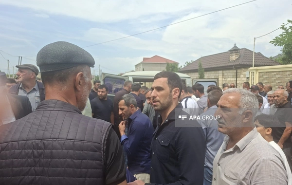 Azov dənizində gəmiyə dron hücumunda həlak olan Fuad Orucov Xaçmazda dəfn edilib