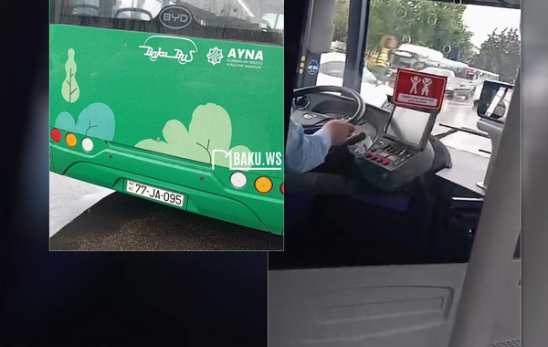 Uşağını çıxarma çölə - Avtobus sürücüsündən uşaqlı sərnişinə qarşı kobud rəftar